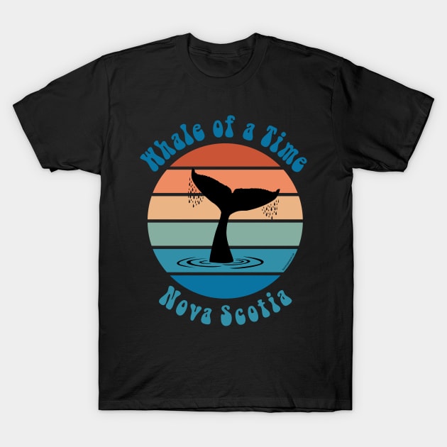 Whale of a Time Whale Watching T-Shirt by Nova Scotia Home 